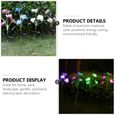 2pcs utile grande lampe de fleur de puissance solaire LED fleurir lampadaire de jardin - lampe de jardin luminaire d'exterieur-3