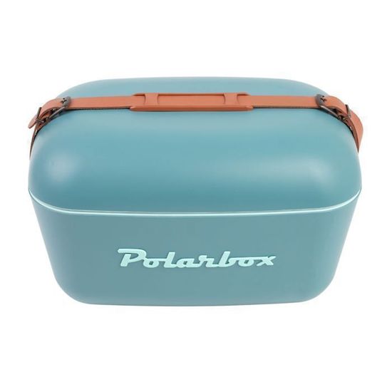 Polarbox - Glacière avec anse colorée - Vert d'eau