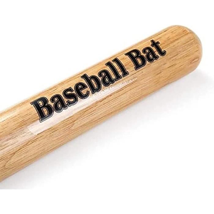 Battes de baseball en bois batte en bois dur naturel softball batte en bois avec bandeau adulte