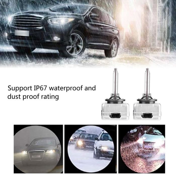Kit 2 Brûleurs Xenon D1S 6000K Noir - Pour Phares Alfa Romeo 159 - Neuf Sous Blister