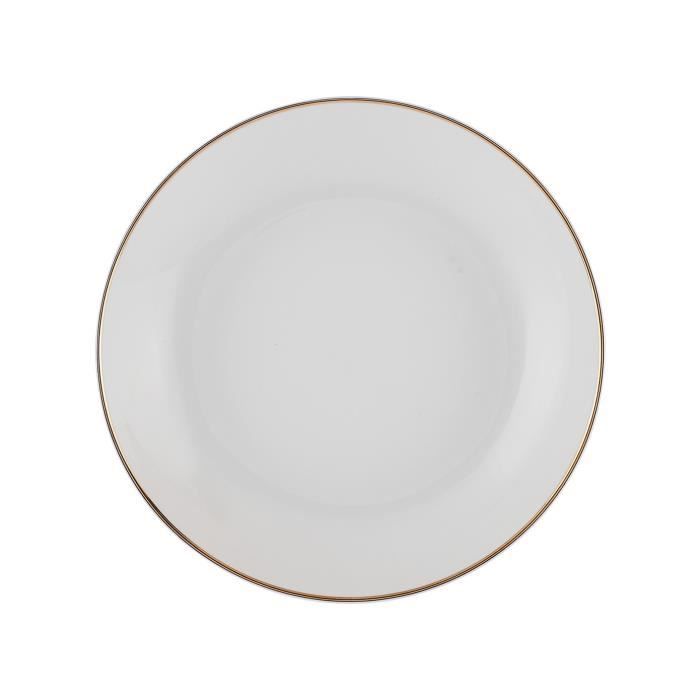 Karaca Saphir 24 pcs. vaisselle en porcelaine pour 6 personnes, Porcelaine,  Plats de service, Assiettes creuses, Plat à tarte, Desig - Cdiscount Maison