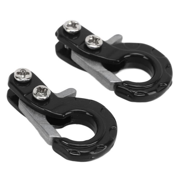 Pièce Tuning Scx10 90046 Crochet D'attelage Métal Pour Remorque 1/10 - Compatible D90 Axial SCX10 90046 RC4WD