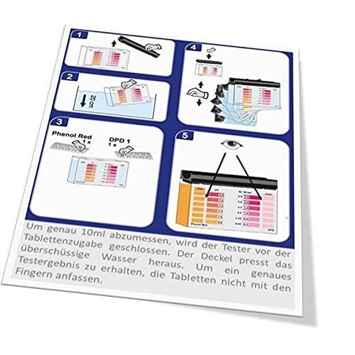 Compresse per l'analisi dell'acqua DPD 1, per la determinazione del contenuto di cloro e bromo tramite fotometro, 10 compresse