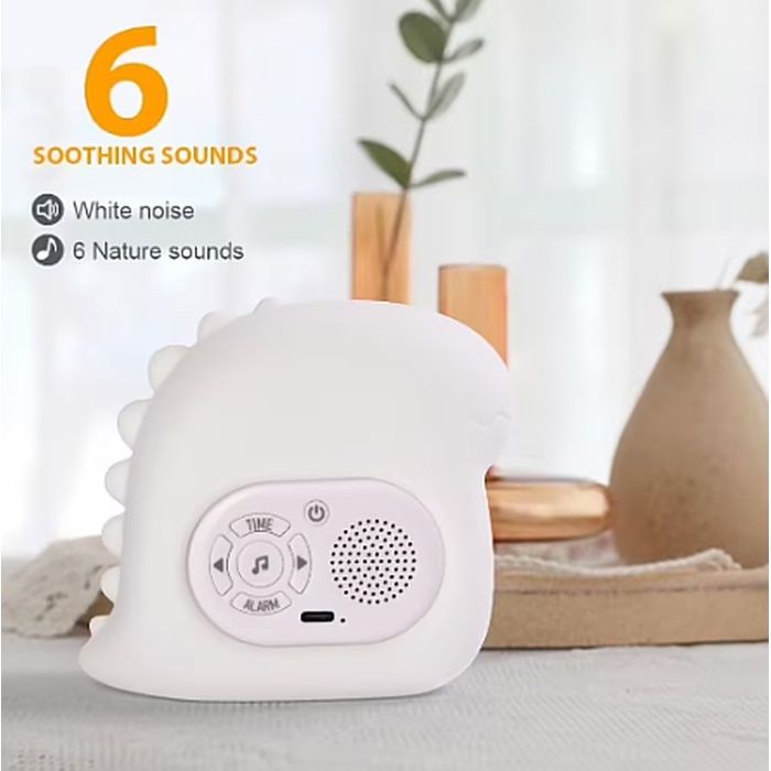 Aide Routine Coucher Lever Thorder Horloge D'Apprentissage Du Sommeil Dinosaure - Veilleuse Réveil Enfant Avec Sons Apaisants Aide Routine Coucher Lever Thorder Horloge D'Apprentissage Du Sommeil Dinosaure - Veilleuse Réveil Enfant Avec Sons Apaisants
