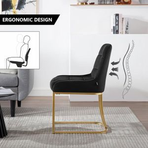 Fauteuil Baroque/ Rococo Noir Palazzo INT – Neuf, Assemblé, Salle à Manger