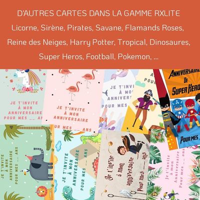 Invitation Anniversaire Enfant "Poupée Princesse