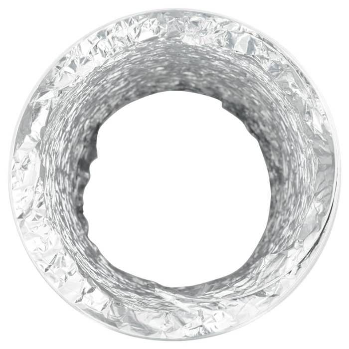 Tuyau Ventilation Aluminium 100mm X 2m - Flexible - Pour Sèche-Linge/Cuisine