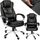 Fauteuil de bureau en cuir veritable