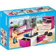 Playmobil City Life - Cuisine avec îlot - Moderne et pratique - 101 pièces-0