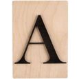 Lettres en bois déco façon Scrabble - 14,9 x 10,5 cm A-0
