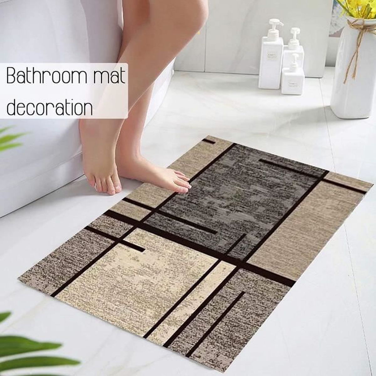 Tapis Couloir Long Antidérapant Lavable Tapis Cuisine Devant Evier 60 X 80 Cm Tapis Entrée Intérieur Long Absorbant Tapis De Passage Couloir Cuisine Tapis De Sol Pour Porte Chambre Salon Escalier