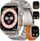 1001 PILES BATTERIES Montre Connectée Homme,Fitness Tracker Appel Bluetooth 1,91" AMOLED Sport Smartwatch avec Fréquence Cardiaque/Moniteur Sommeil