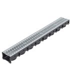 VidaXL Kit 3 Caniveaux Drainage Acier Galvanisé 300 Cm – Évacuation Eaux Pluviales Allée Patio Jardin