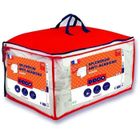 DODO Pack Couette chaude anti-acariens 140x200 cm + 1 oreiller 60x60 cm - Splendeur - Garnissage 100% volupt'air 350gr/m² - Blanc