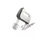 Batteur à main Philips série 5000 - 5 vitesses - fonction turbo - double fouet + pétrissage - blanc (HR3740/00)