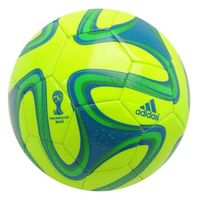 Ballon Brazuca Adidas Glider T5 Jaune et Vert Coupe Du Monde de Football Brésil