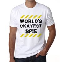Homme Tee-Shirt Le Meilleur Spie Du Monde – Worlds Okayest Spie – T-Shirt Vintage