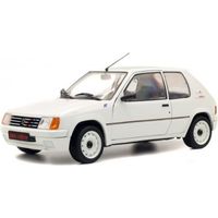 Voiture miniature Peugeot 205 Rallye Mk1 1987 - Blanc - Echelle 1/18 - SOLIDO