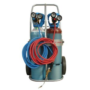 Chariot En Acier Pour Bouteille De Gaz Oxygène / Acétylène - Manutenti