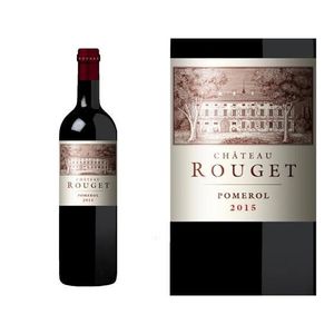 VIN ROUGE Château Rouget 2015 Pomerol - Vin Rouge de Bordeau