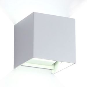 APPLIQUE EXTÉRIEURE Applique Murale Extérieure LED 12W Éclairage Double Face - Aluminium  Blanc 10