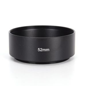 Pare-soleil 52mm Filetage Métal Noir Pare-soleil Métal 52mm Pour Nikon Nikkor Af 35mm F 2 0d Noir Remplace Hn 879603