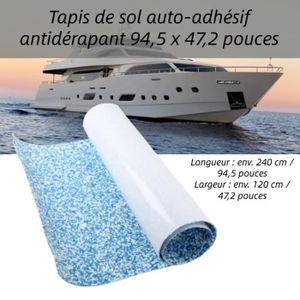 MILL - Tapis de Sol Antidérapant Auto-adhésif en EVA pour Bateau, Yacht,  Voiture, RV 90 x 240cm (Or + Noir ) - Cdiscount Auto