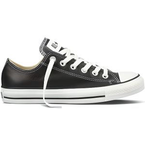 BASKET Basket Converse All Star Suede Leather Ox - CONVERSE - 132174C - Mixte - Noir - Adulte - Cuir - Lacets