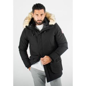 Long Parkas Hommes Hiver Chaud Épaississant Hommes Veste Longue En Laine  Coton rembourré Veste Homme Mode Capuche Parka Vêtements Manteau