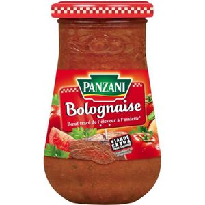SAUCE PÂTE ET RIZ PANZANI Sauce bolognaise - 210 g