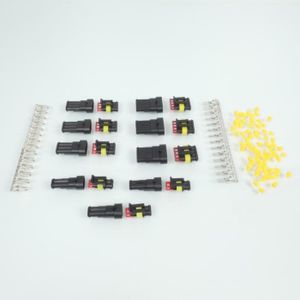 4 2 Aussel Lot de 6 connecteurs /électriques /étanches m/âles et femelles pour voiture 3 22 /à 16 AWG 6 12 broches 8