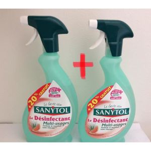 Sanytol Désinfectant Spray Multi Pamplemousse Lot de 2