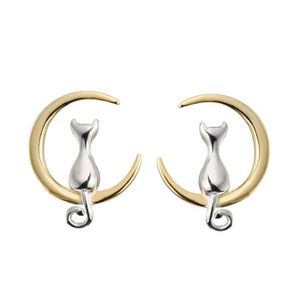 Boucles D Oreilles Chat En Argent 925 Argent Achat Vente Boucle D Oreille Boucles D Oreilles Chat En Argent Argente