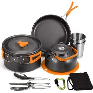 Kit De Cuisine En Plein Air Pour Camping - Batterie De Cuisine Légère