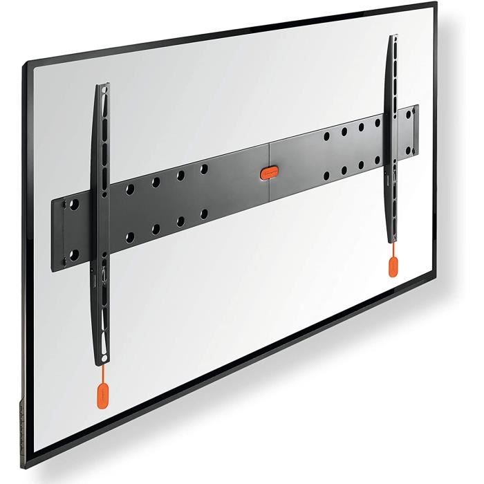 Perlegear Support Mural TV pour écrans 37-84 Pouces Jusqu'à 60KG, Fixation TV  Murale Inclinable et Orientable Max. VESA 600x400mm, Accroche TV Mural :  : High-Tech