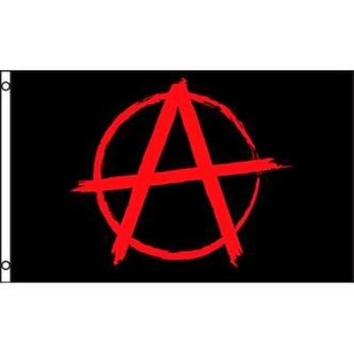 BANDIERA ANARCO PRIMITIVISMO 90x60cm PRIMITIVISTA 60 X 90 Cm Foro Per Asta Az Flag 878162071