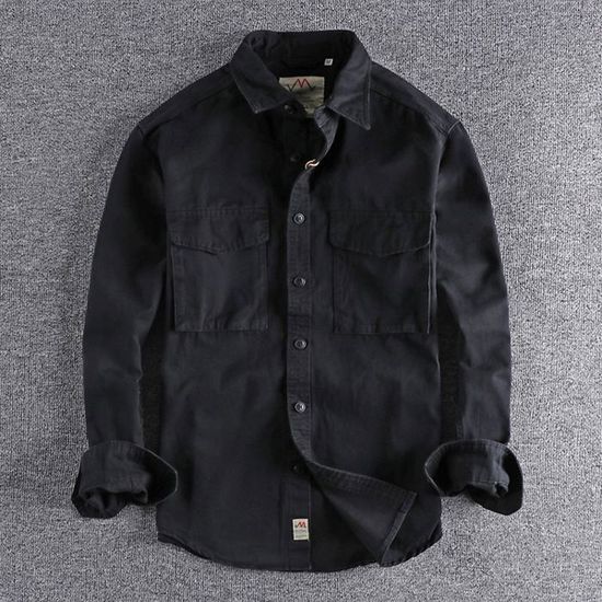 Homme Chemise Chemise Décontractée Chemise à col camp manche longue