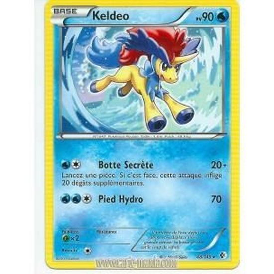 Carte Pokemon Keldeo 48 149 Noir Blanc Frontieres Franchies Cdiscount Jeux Jouets