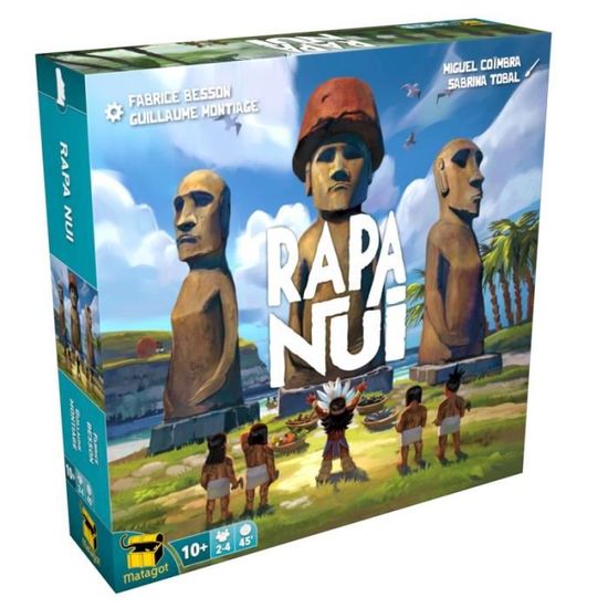 Jeu de plateau - Rapa Nui - Bâtisseurs de moaï - Blanc - Mixte - Adulte