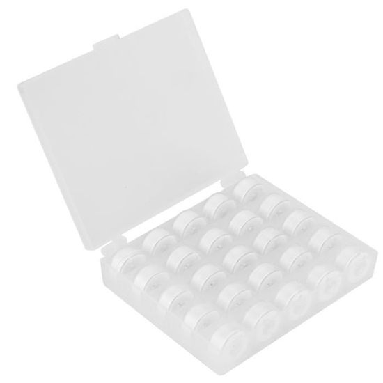 Lot De 2 Bobines De Fil à Coudre 40/2 100 % Polyester Blanc Et Noir 4000 M Par Bobine Pour Machine à Coudre Surjeteuse (polyester-blanc