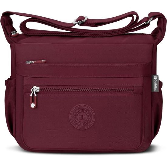 Sac Bandouli?�re Femme Nylon Imperm?�able Sac ?? Main Femme Bandouli?�re Multi-Poches Sac ?? 