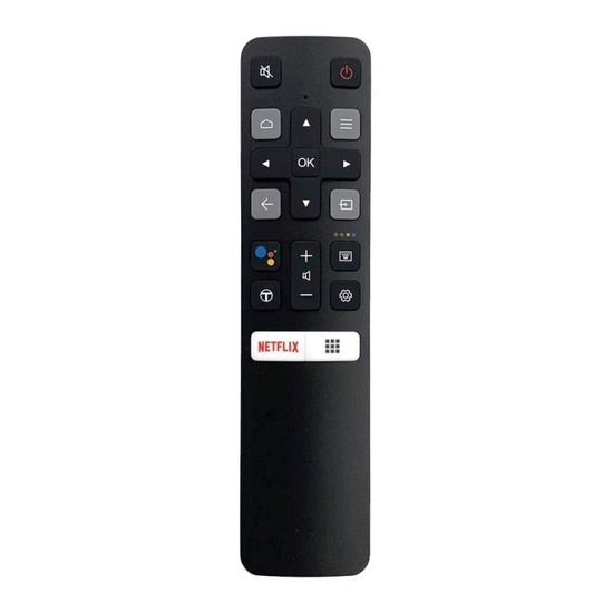 Telecomando Vocale Universale RC802V FUR6 Per TV TCL Android Smart &ndash; Con Tasti Netflix
