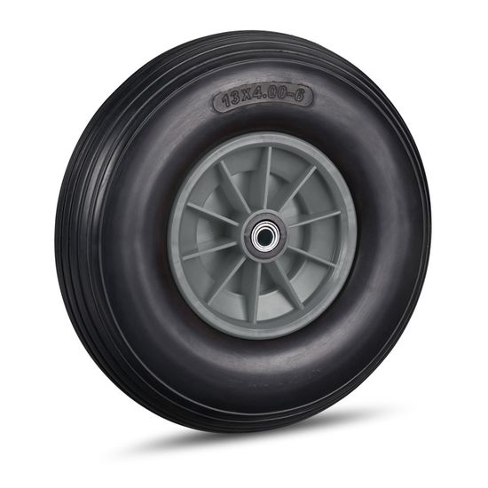Roue Brouette 3.50-8 Lot De 2 Roues De Brouette Caoutchouc 4.00-6, De Rechange Axe Increvable Essieu 3 Adaptateurs 100 Kg 85213151 Brouette Jardin