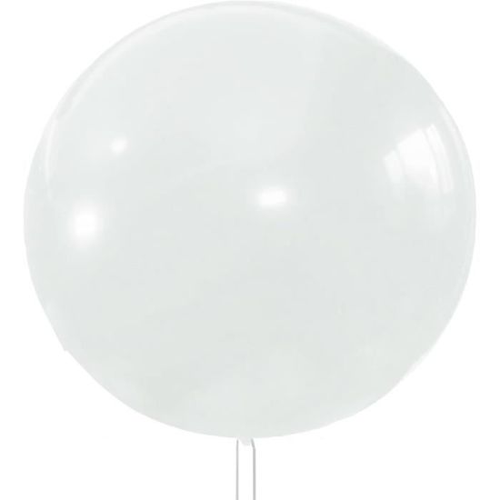 Lot De 6 Ballons Géants Gonflables 36 Pouces (90cm) - Latex - Pour Fêtes, Anniversaires - Couleurs Assorties