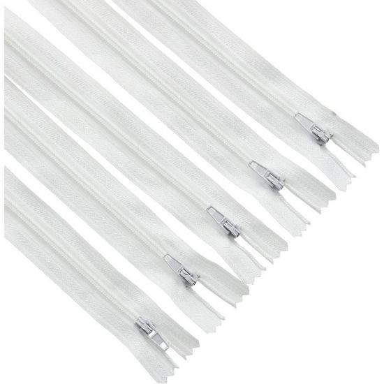 Fermetures éclair Nylon #5 – 20 Mètres + 25 Curseurs Auto – 12 Couleurs Dispo – Pour Sacs, Vêtements, Tentes – DIY Couture Facile