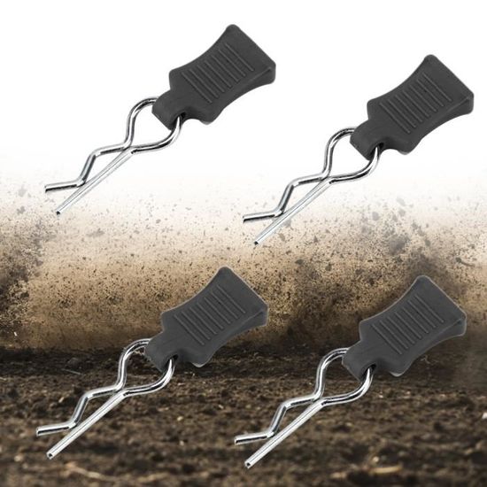 Clips De Fixation Pour Carrosserie De Voiture RC - Lot De 24, Alliage Aluminium/plastique, Remplacement