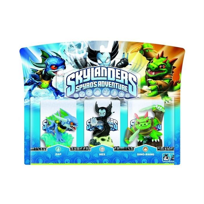 Pack Skylanders E: Hex + Zap+ Dino Rang