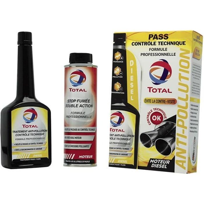 Additif Total Pass Contrôle Technique Diesel Formule Professionnelle
