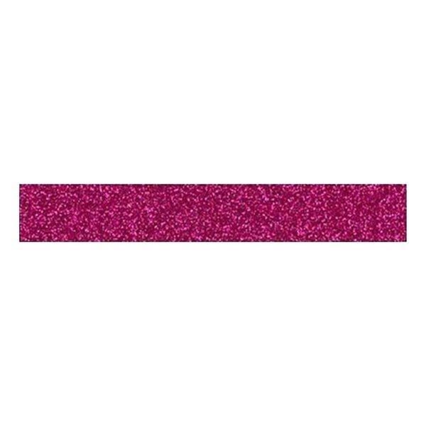 OH ! GLITTER Rouleau de Glitter Tape 1,5 cm x 2 m - FRAMBOISE