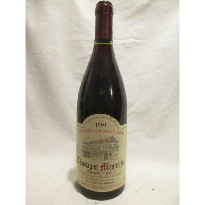 chassagne-montrachet gino capuano-ferreri premier cru morgeot rouge 1991 - bourgogne